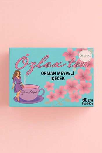 Özlextea OFFER 1+1 OZLEX Original Detox Slimming Tea 60 sachets – berries