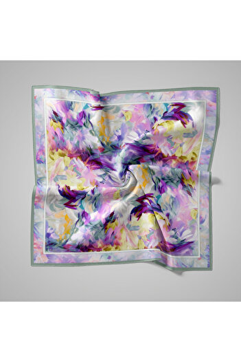 PİRAMİT Natural Patterned Scarf