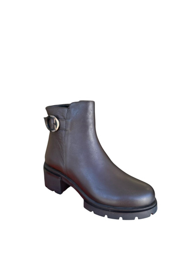 Castle Black YLDZ-27362-1 Γυναικείες κλασικές μπότες από γνήσιο δέρμα καφέ