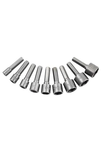 Titi 5537 Bits Socketed Nut Adapter Set 9 Pieces