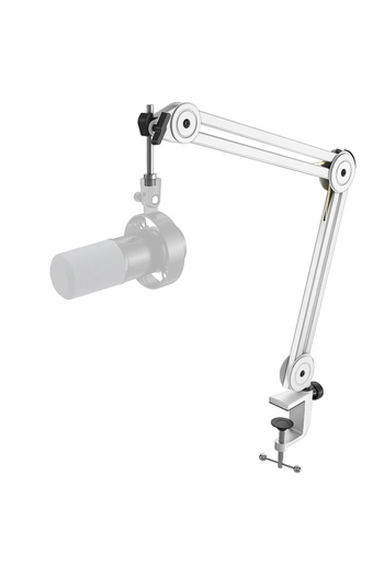 Fifine BM63W Microphone Arm Boom,Suspension Stand-Heavy Duty Boom with Desk Clamp for AM8,Gaming,Str