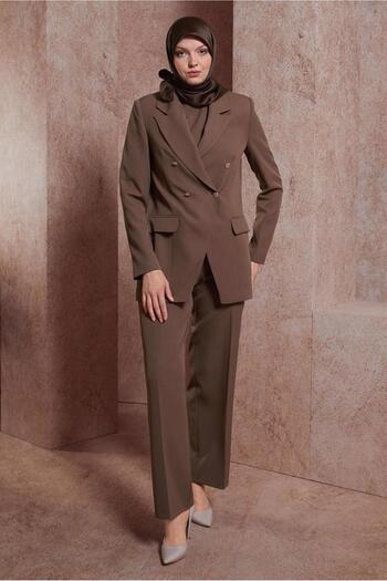 Alvina CROSSED COLLAR TRIPLE PANT SET 30438