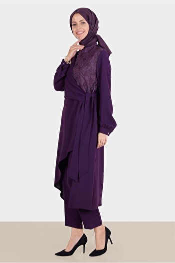 Alvina LOCATED DUAL PANT WITH TIE DETAILSET 30283
