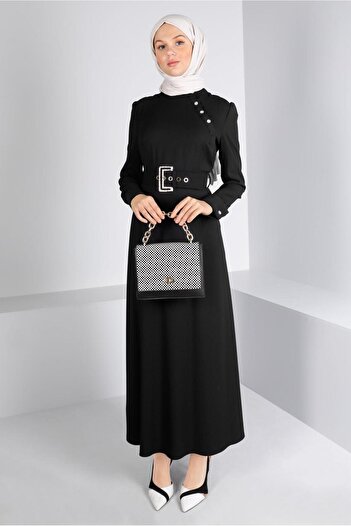 Alvina BELTED BUTTONED DRESS 43382