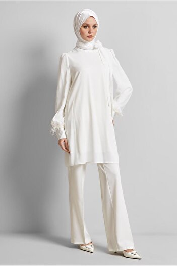 Alvina Feather Detail Tunic 45324