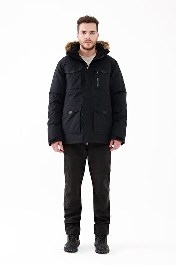 2AS Saalbach Men's Down Jacket Coat Black