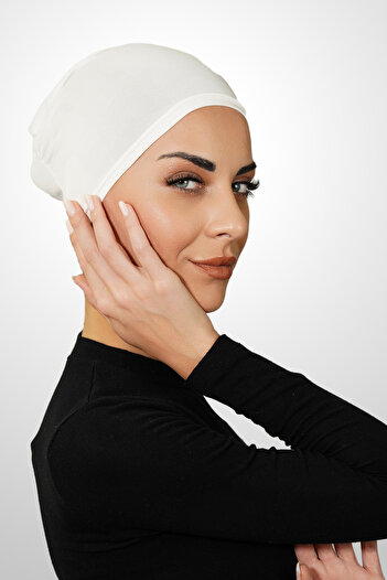 Şalcenneti.com Quick-Drying Snap-On Micro Swimsuit for Sea & Pool White