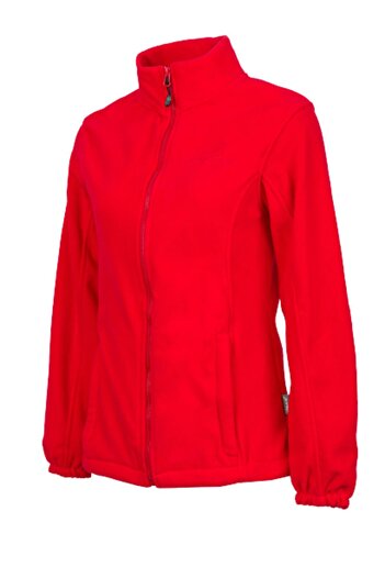 2AS Pello Full Zip Heavy Women's Fleece Sweatshirt Red