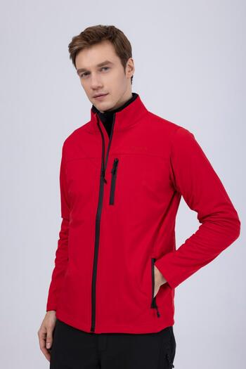 2AS Jachetă Baxter Slim Softshell pentru bărbați, roșu