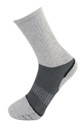 Panthzer Casual αθλητικά κάλτσες γκρι/μαύρες