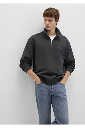Mavi Jeans Printed Anthracite Sweatshirt 0S10555-70092