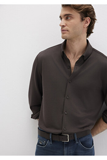 Mavi Brown Shirt Slim Fit / Slim Fit 0211908-70219