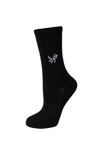 2AS Șosete lungi de sport din bambus negre