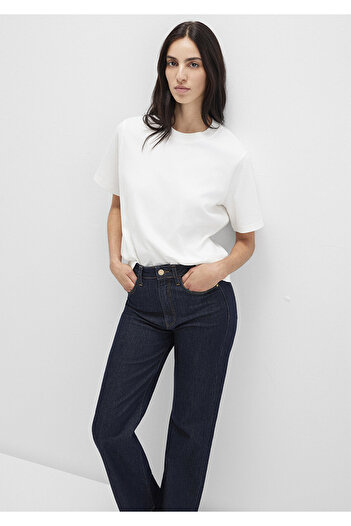 Mavi Ecru Basic Interlock T-Shirt Loose Fit / Relaxed Fit 1613820-70057