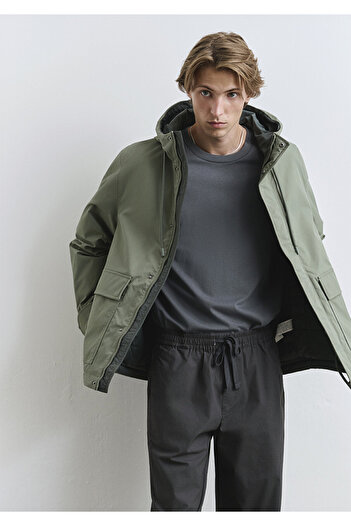 Mavi Hooded Green Coat 0110620-80692