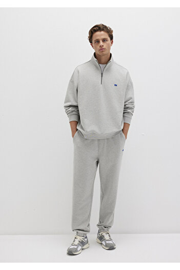 Mavi Semi-Zipper Gray Sweatshirt 0S10416-80018
