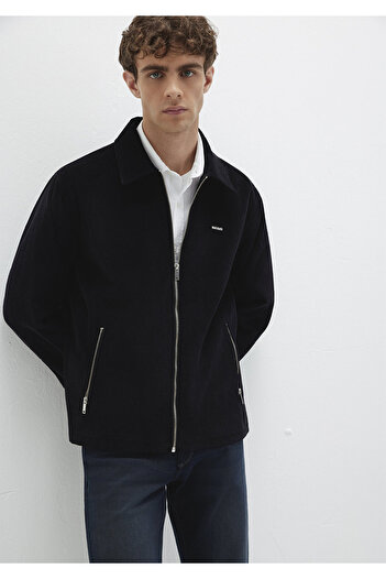 Mavi Black Velvet Thin Jacket Loose Fit / Relaxed Fit 0211748-900