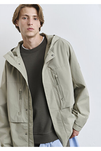 Mavi Hooded Green Jacket Loose Fit / Relaxed Fit 0110551-71484