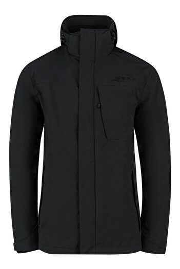 2AS Black Milton 3 in 1 Coat