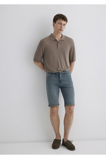 Mavi Nicholas Blue Premium Vintage Misty Indigo Jean Shorts 0416089816