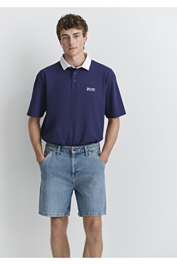 Mavi Rotterdam Mv91 Street Indigo Blue Jean Shorts 0410185-89128
