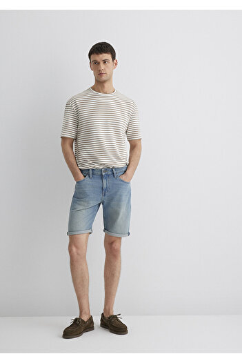 Mavi Brian 90S Vintage Indigo Blue Jean Shorts 0418485360