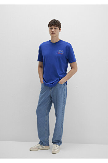 Mavi Τζιν μπλουζάκι με στάμπα Loose Fit / Loose Fit 0612937-70907