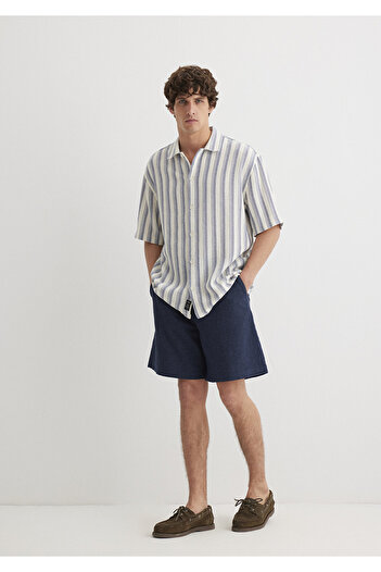 Mavi Navy Blue Shorts 0410283-70757