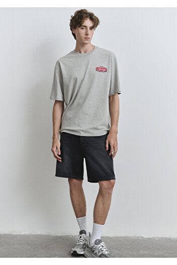 Mavi Houston Street Anthracite Denim Jean Shorts 0410672-89813