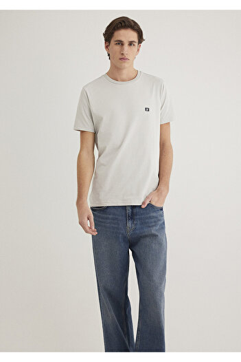 Mavi Pro Printed Gray T-Shirt Fitted / Fitted Cut 0612755 -70080