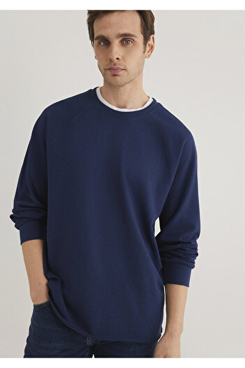 Mavi Long Sleeve Navy Blue T-Shirt Regular Fit 0612510-89353