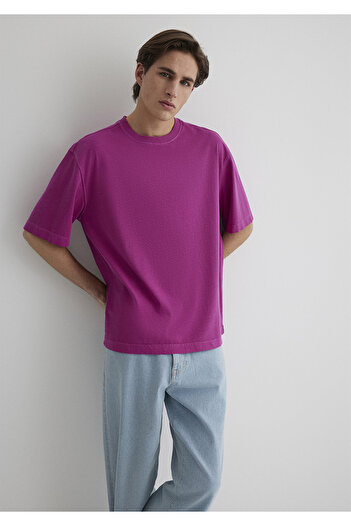 Mavi Ροζ Basic T-Shirt Relaxed Fit / Άνετη εφαρμογή 0612719-70934