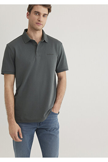 Mavi Black Men's Green Polo T-Shirt 0612520 -71598