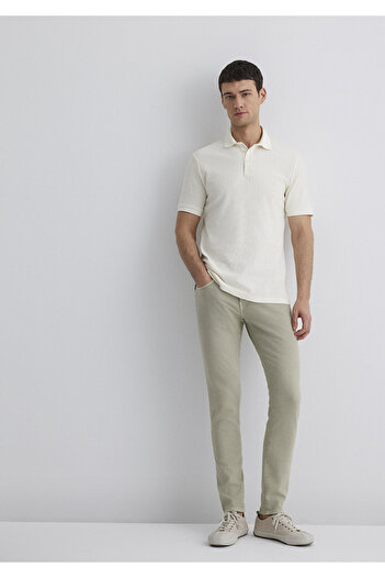 Mavi Παντελόνι James Pale Green Comfort Gabardine 0042489454