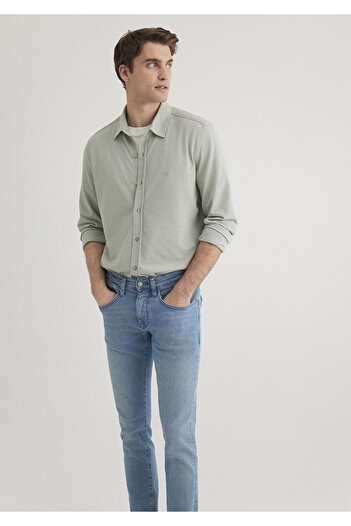 Mavi Green Knitted Shirt Fitted / Fitted Cut 0210294 -71476