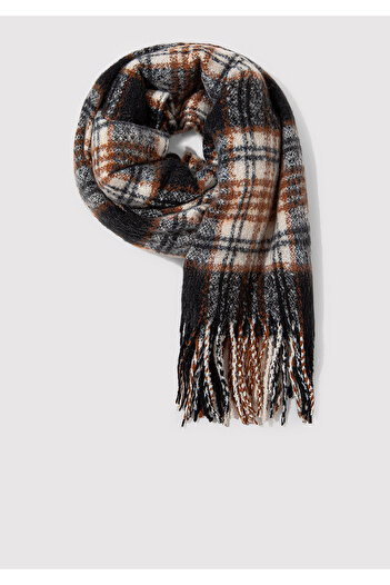 Mavi Checkered Black Scarf 0911547 -900