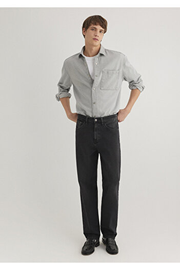 Mavi Gray Denim Shirt Loose Fit / Loose Relaxed Fit 0211157 -80739
