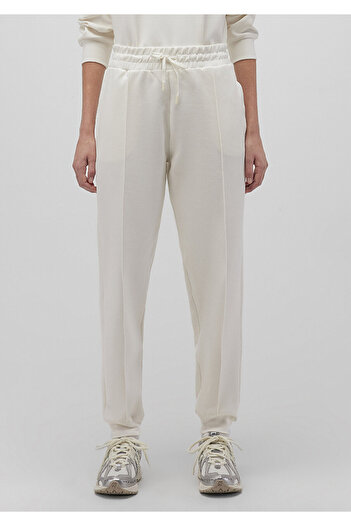Mavi Women's Beige Knitted Trousers Coconut Sweatpants 1010899 -80194-Std