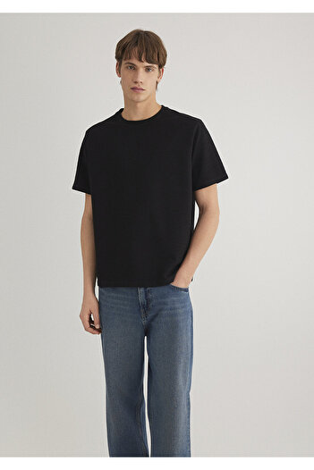 Mavi Μαύρο Basic T-Shirt Loose Fit / Loose Relaxed Fit 0612726 -900