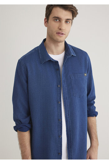 Mavi Indigo Shirt with Pocket Detail Regular Fit / Regular Fit 0211422 -18790