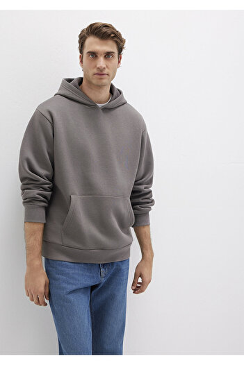 Mavi Hooded Anthracite Basic Sweatshirt 0S10275-70096