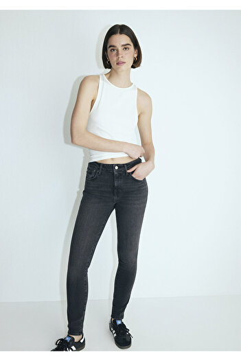 Mavi Tess M Girly Σκούρο Γκρι Τζιν Παντελόνι 100328 -86444