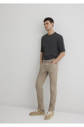 Mavi Παντελόνι Marcus Beige Comfort Gabardine 0035186566