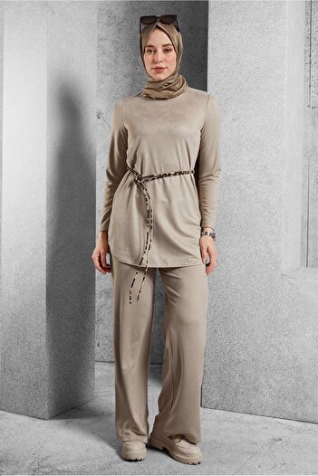 Alvina 45136 Model Lace-Up Trousers Set