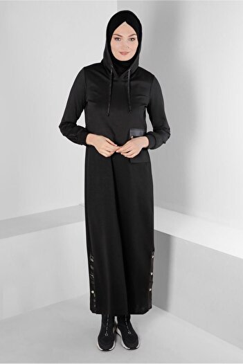 Alvina DOUBLE DRESS WITH HOODED POCKET 43320