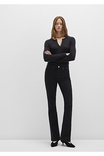 Mavi Kalhoty Molly Casual Black Jean Kalhoty 1013624623