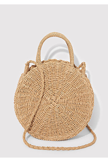 Mavi Round Straw Bag 197145-30757