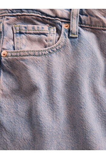 GAP Kadın Gri Mid Rise UltraSoft Baggy Jean Pantolon