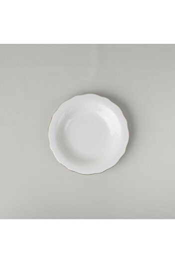 Linens Elegant Porselen Çukur Tabak 23 cm Gold