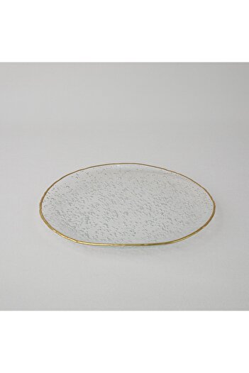 Linens Bubble Servis Tabak 27 cm Gold